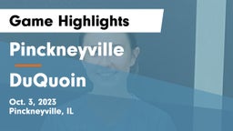 Pinckneyville  vs DuQuoin Game Highlights - Oct. 3, 2023