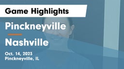 Pinckneyville  vs Nashville  Game Highlights - Oct. 14, 2023