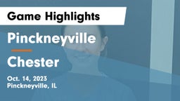 Pinckneyville  vs Chester Game Highlights - Oct. 14, 2023
