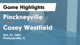 Pinckneyville  vs Casey Westfield Game Highlights - Oct. 21, 2023