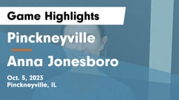 Pinckneyville  vs Anna Jonesboro Game Highlights - Oct. 5, 2023