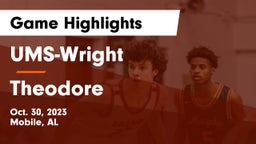 UMS-Wright  vs Theodore  Game Highlights - Oct. 30, 2023