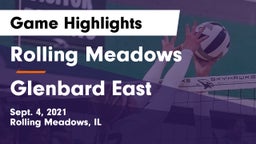 Rolling Meadows  vs Glenbard East  Game Highlights - Sept. 4, 2021