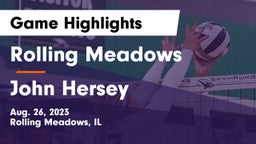 Rolling Meadows  vs John Hersey  Game Highlights - Aug. 26, 2023
