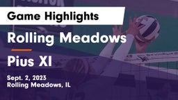 Rolling Meadows  vs Pius XI  Game Highlights - Sept. 2, 2023