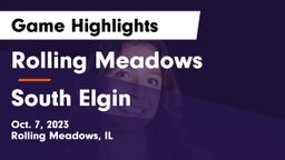 Rolling Meadows  vs South Elgin  Game Highlights - Oct. 7, 2023