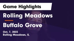 Rolling Meadows  vs Buffalo Grove  Game Highlights - Oct. 7, 2023