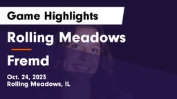 Rolling Meadows  vs Fremd  Game Highlights - Oct. 24, 2023