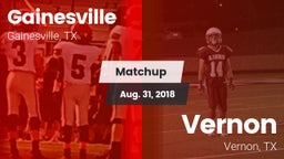 Matchup: Gainesville High vs. Vernon  2018