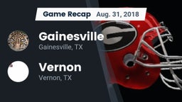 Recap: Gainesville  vs. Vernon  2018