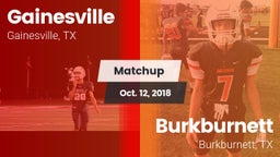 Matchup: Gainesville High vs. Burkburnett  2018