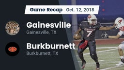 Recap: Gainesville  vs. Burkburnett  2018