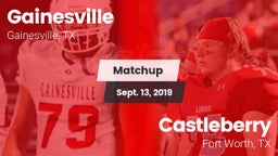 Matchup: Gainesville High vs. Castleberry  2019
