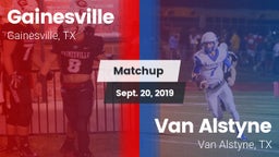 Matchup: Gainesville High vs. Van Alstyne  2019