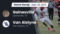 Recap: Gainesville  vs. Van Alstyne  2019