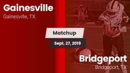 Matchup: Gainesville High vs. Bridgeport  2019