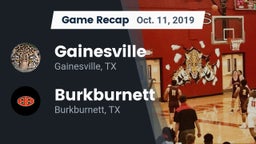 Recap: Gainesville  vs. Burkburnett  2019