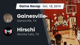 Recap: Gainesville  vs. Hirschi  2019