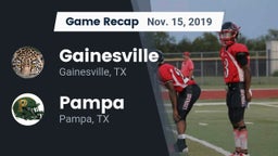 Recap: Gainesville  vs. Pampa  2019