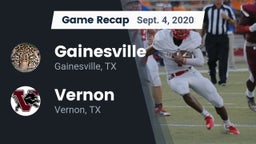 Recap: Gainesville  vs. Vernon  2020