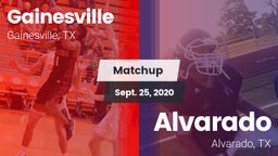 Matchup: Gainesville High vs. Alvarado  2020