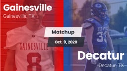 Matchup: Gainesville High vs. Decatur  2020