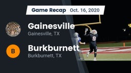 Recap: Gainesville  vs. Burkburnett  2020