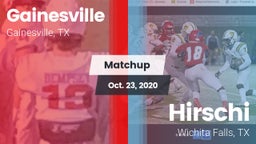 Matchup: Gainesville High vs. Hirschi  2020
