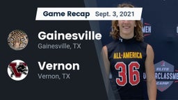 Recap: Gainesville  vs. Vernon  2021