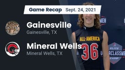Recap: Gainesville  vs. Mineral Wells  2021