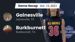 Recap: Gainesville  vs. Burkburnett  2021