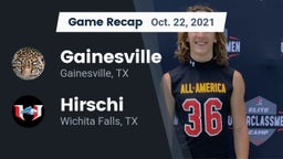 Recap: Gainesville  vs. Hirschi  2021