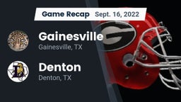 Recap: Gainesville  vs. Denton  2022