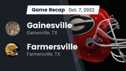 Recap: Gainesville  vs. Farmersville  2022