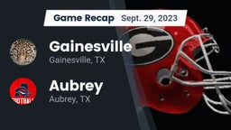 Recap: Gainesville  vs. Aubrey  2023