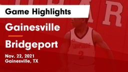 Gainesville  vs Bridgeport  Game Highlights - Nov. 22, 2021