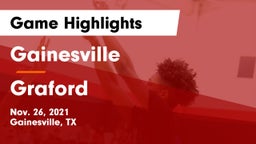 Gainesville  vs Graford  Game Highlights - Nov. 26, 2021