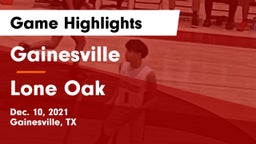 Gainesville  vs Lone Oak  Game Highlights - Dec. 10, 2021