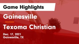 Gainesville  vs Texoma Christian  Game Highlights - Dec. 17, 2021