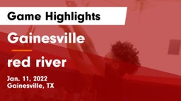 Gainesville  vs red river Game Highlights - Jan. 11, 2022