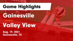 Gainesville  vs Valley View  Game Highlights - Aug. 19, 2021