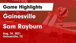 Gainesville  vs Sam Rayburn Game Highlights - Aug. 24, 2021