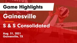 Gainesville  vs S & S Consolidated  Game Highlights - Aug. 31, 2021