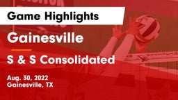 Gainesville  vs S & S Consolidated  Game Highlights - Aug. 30, 2022