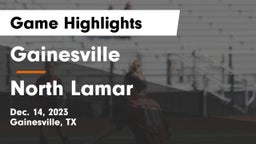 Gainesville  vs North Lamar  Game Highlights - Dec. 14, 2023