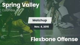 Matchup: Spring Valley High vs. Flexbone Offense 2016