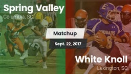 Matchup: Spring Valley vs. White Knoll  2017