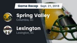 Recap: Spring Valley  vs. Lexington  2018