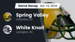 Recap: Spring Valley  vs. White Knoll  2018