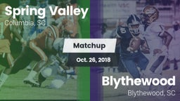Matchup: Spring Valley vs. Blythewood  2018